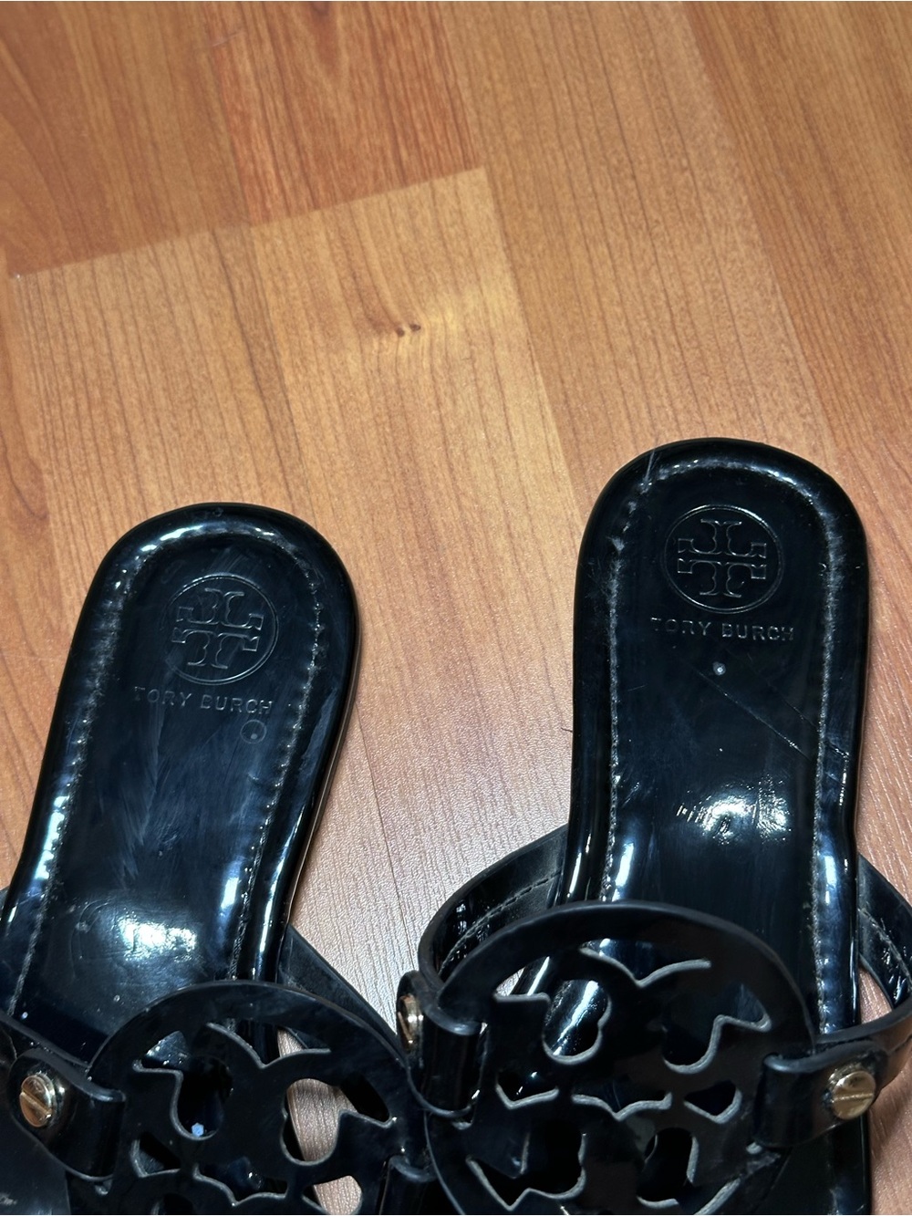 Tory burch women’s black miller sandal - Picture 4 of 5